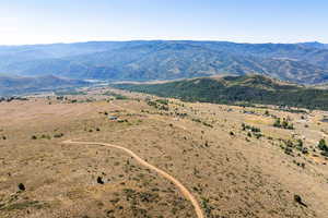 Mountain view featuring rural landscape