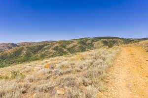 View of mountain background
