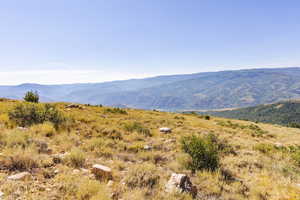 View of mountain background