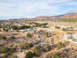 View of mountain background featuring rural landscape and a desert landscape