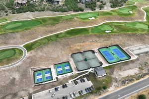 View of property location with a local golf course