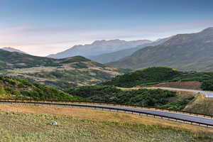 View of mountain background