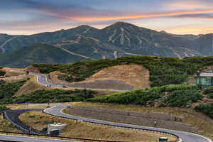 View of mountain background