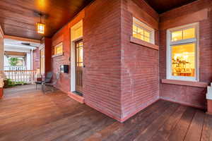View of porch