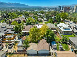 View of urban area featuring a mountainous background