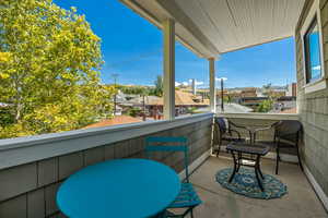 Primary suite balcony