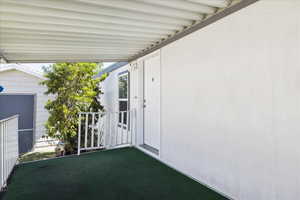 View of patio