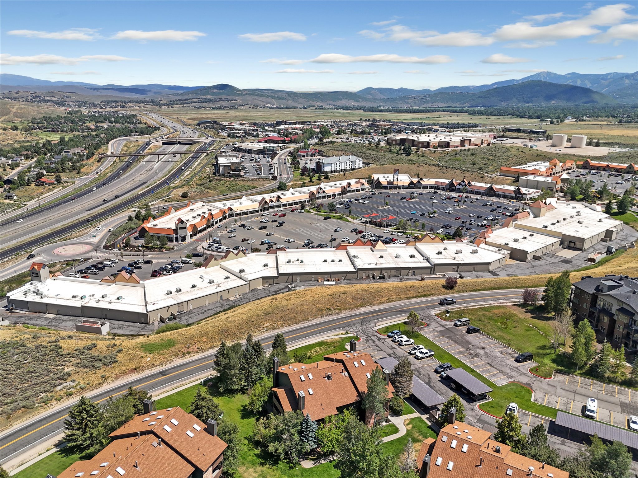 Bird's eye view of mountains