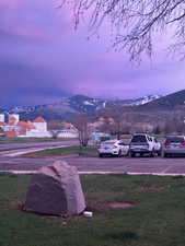 View of mountain background