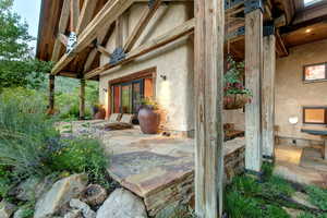 View of stone patio / terrace