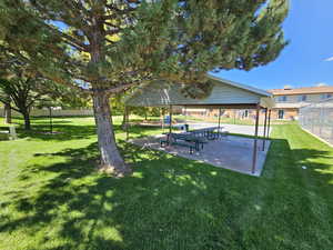 Surrounding community featuring a gazebo and a patio area