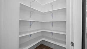 View of storage area