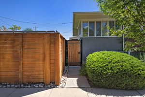 View of gate