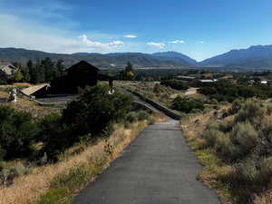 Easement Road facing South to neighbors residence and barn