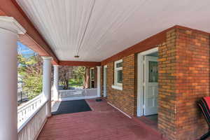 View of porch