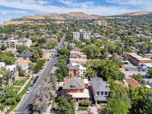 Bird's eye view of mountains