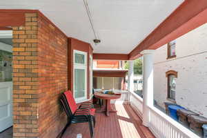 View of deck