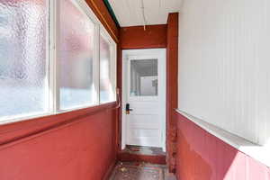 Doorway to property