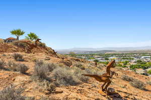 View of mountain backdrop