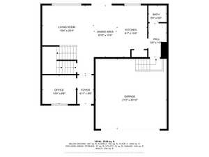 View of floor plan / room layout