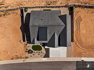 Aerial view of property and surrounding area