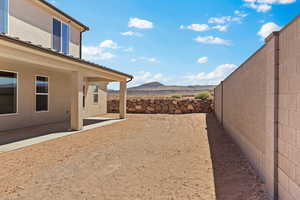 View of yard featuring a patio area