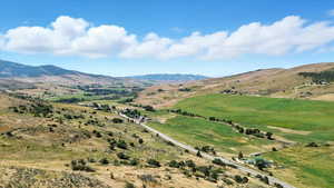 Mountain view featuring rural landscape