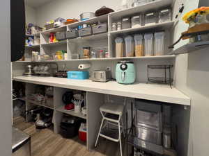 View of storage area