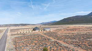 Mountain view with a rural view