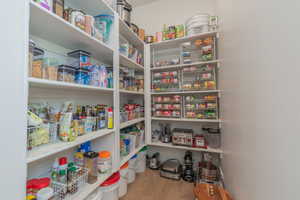 View of storage area