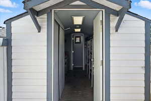 Doorway to property