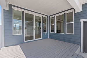 View of deck