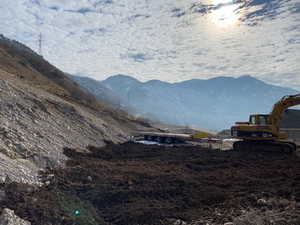 View of mountain background