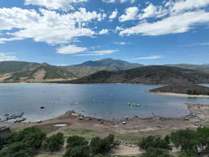 Water view with mountains