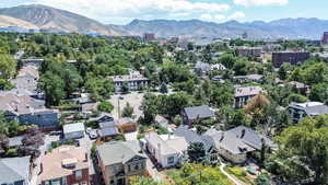 Drone / aerial view of mountains