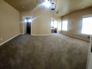 View of Master Bedroom from entry door