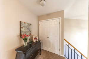 Corridor with carpet