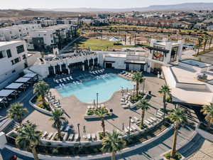 Drone / aerial view of mountains