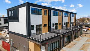 View of front facade featuring a balcony