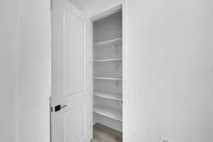 View of closet