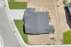 Aerial view of property and surrounding area
