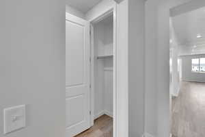 View of closet