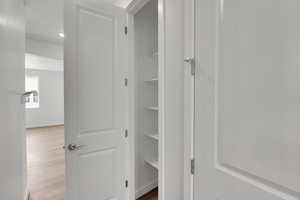 View of closet