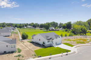 View from above of property