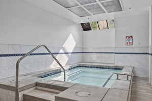 View of pool