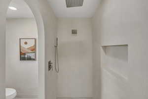 Bathroom with a shower