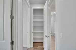View of closet