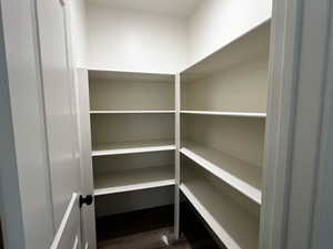 View of storage area