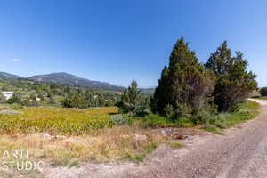 View of mountain backdrop