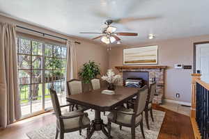 Virtually Staged Dining Room